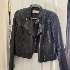 MICHAEL Michael Kors Black Leather Jacket